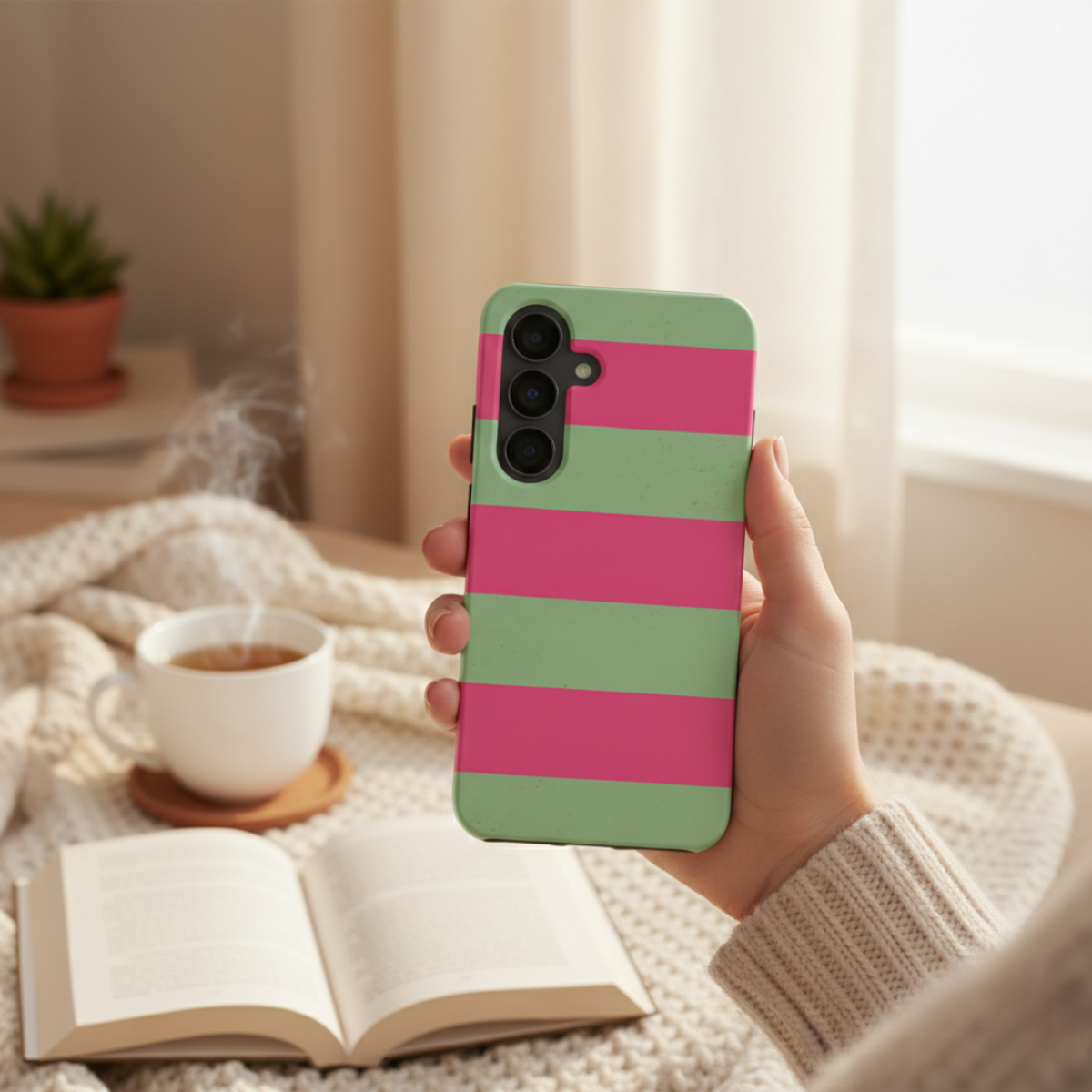Magnetic Tough Handyhülle StripePop