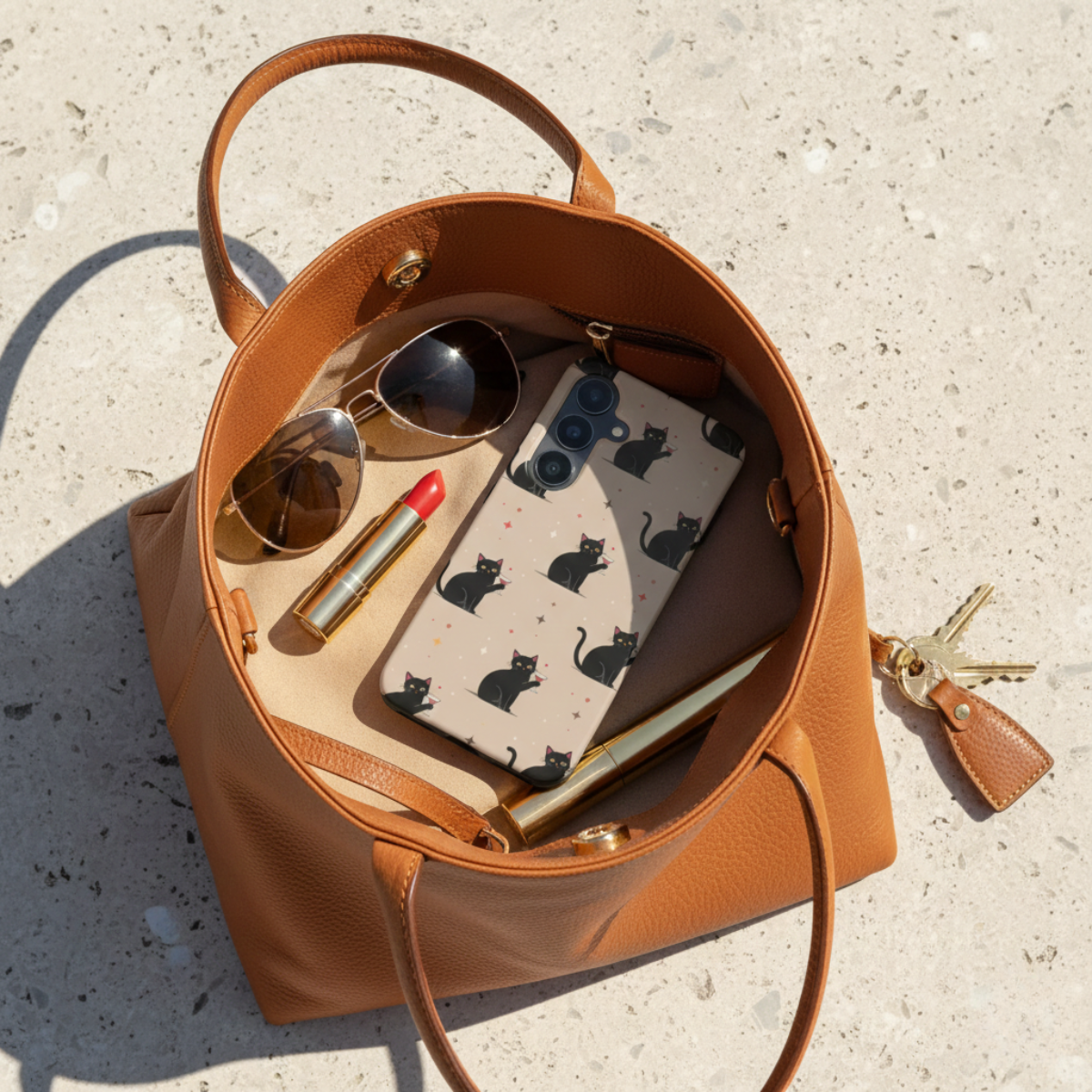 Magnetic Tough Handyhülle Martini Cat