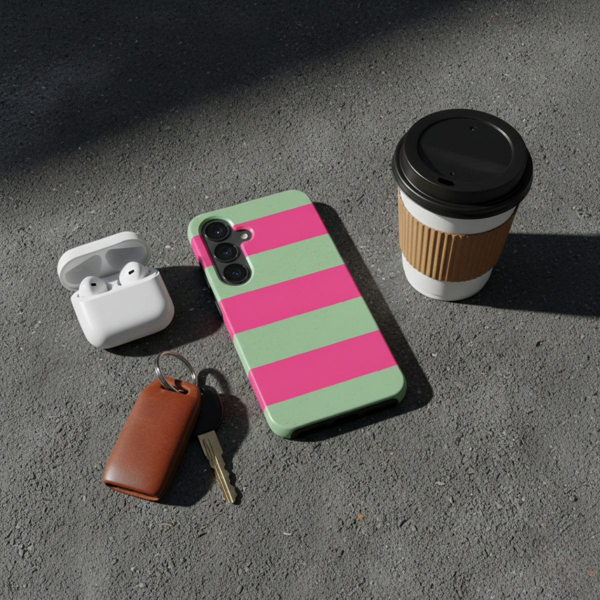Magnetic Tough Handyhülle StripePop