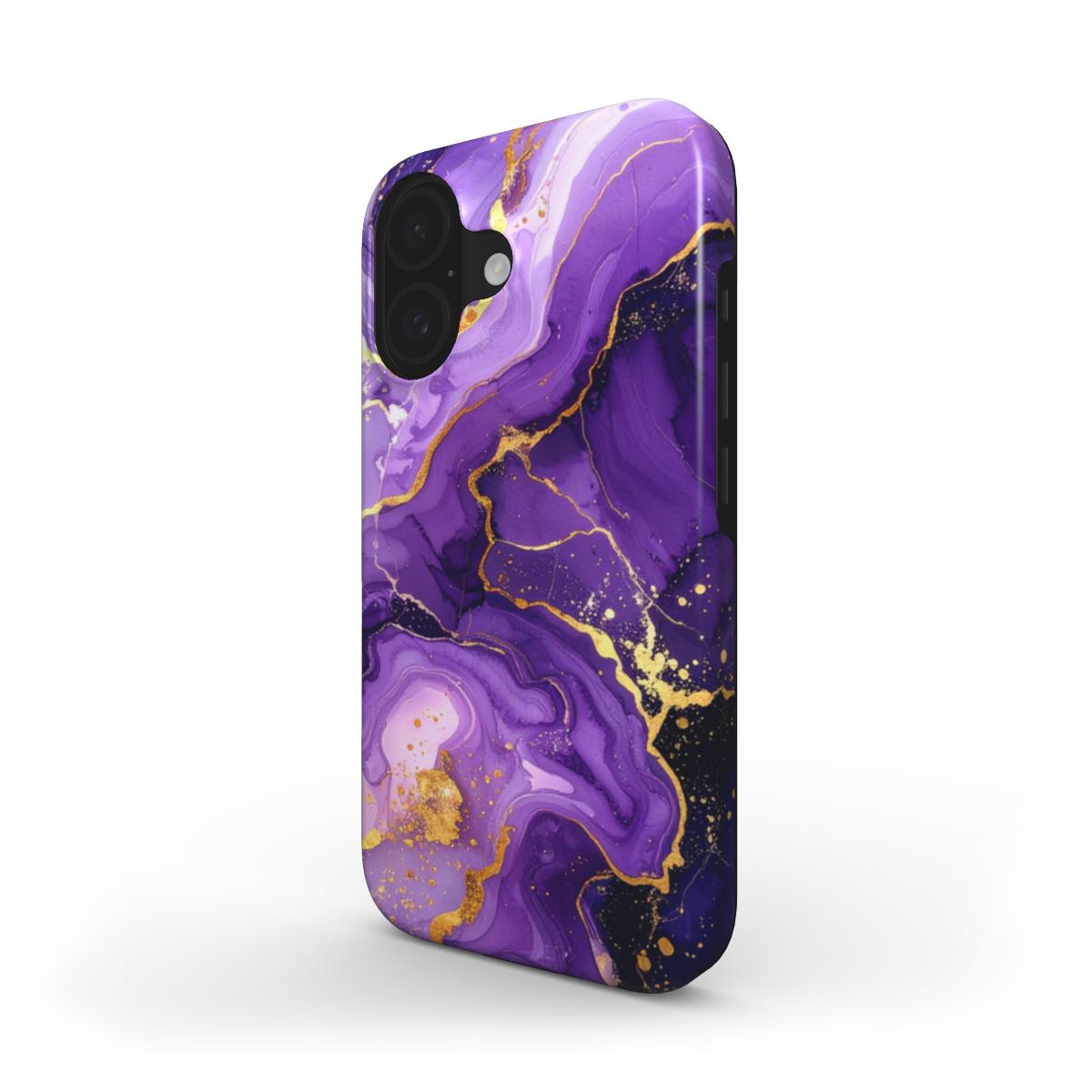 Tough Handyhülle Royal Purple Marble (MagSafe)