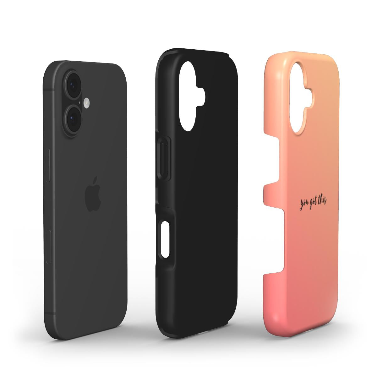 Tough Handyhülle You Got This – doppellagiger Aufbau & Kantenschutz