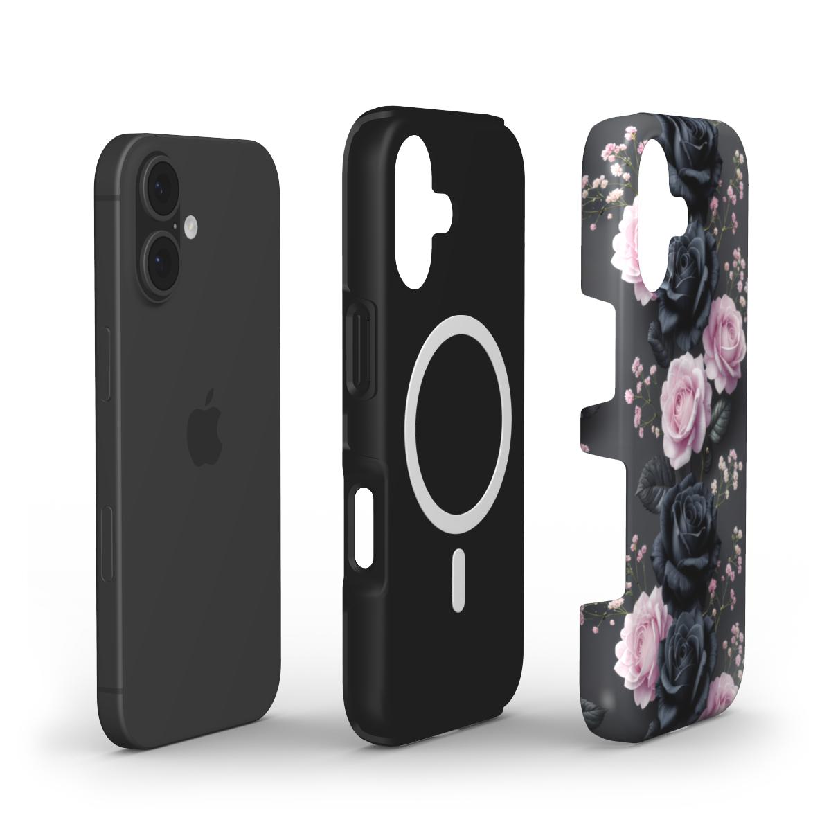 Tough Handyhülle Midnight Roses (MagSafe)