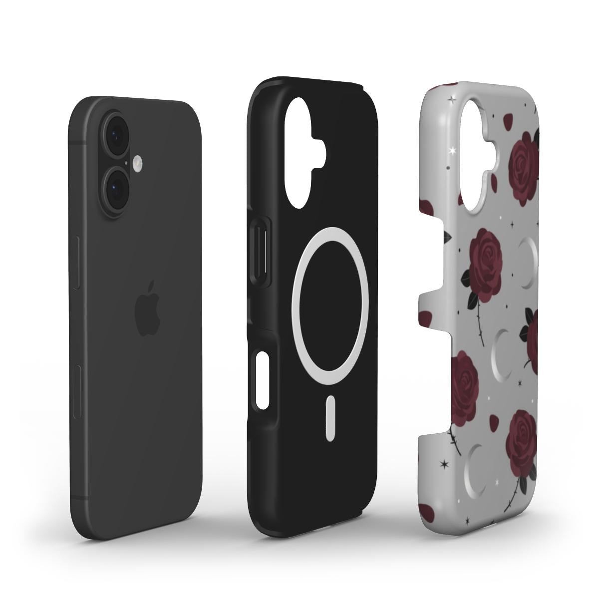 Tough Handyhülle Roses & Moons (MagSafe)