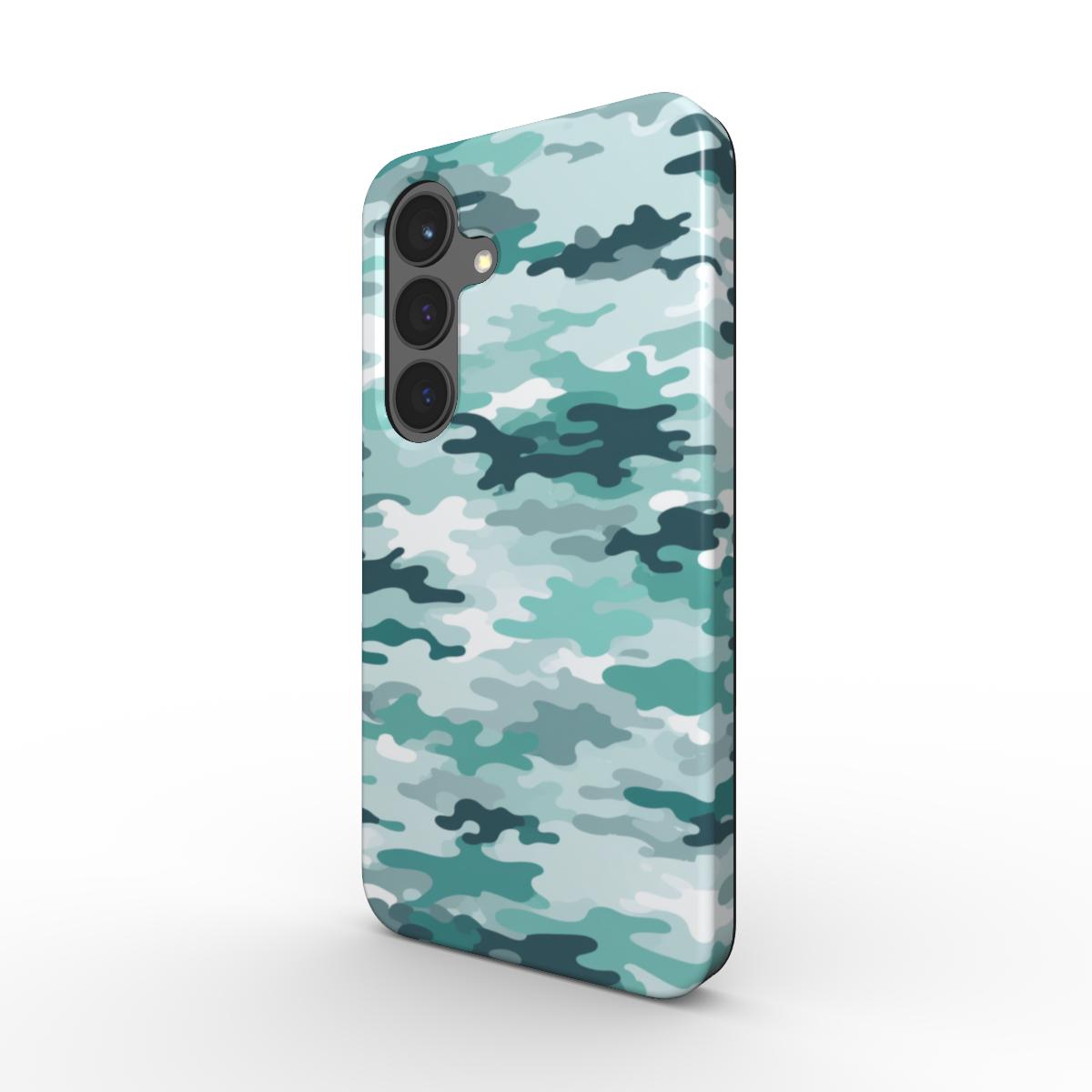 Magnetic Tough Handyhülle Camouflage Mint
