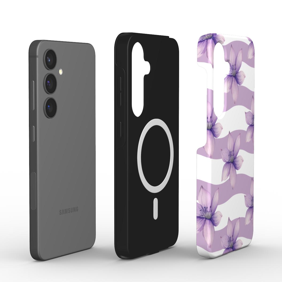 Magnetic Tough Handyhülle Lavender Waves