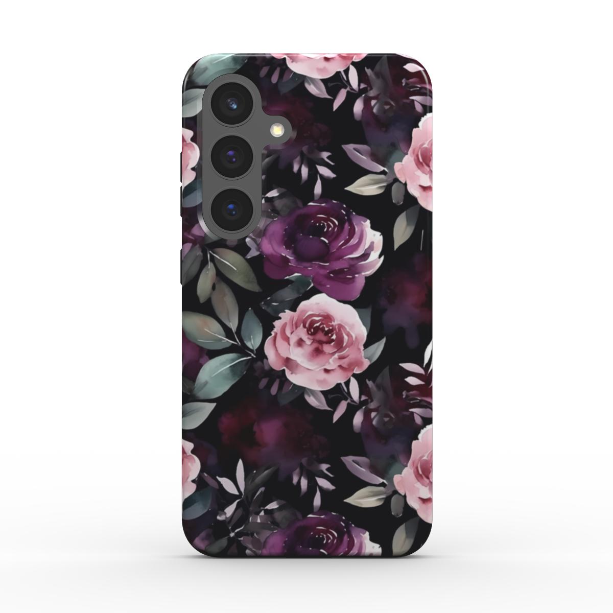 Magnetic Tough Handyhülle Purple Blossom