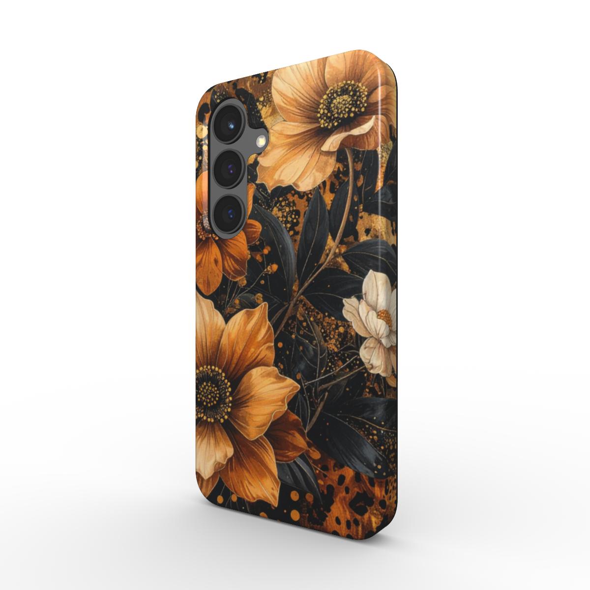 Magnetic Tough Handyhülle Dark Floral Luxe