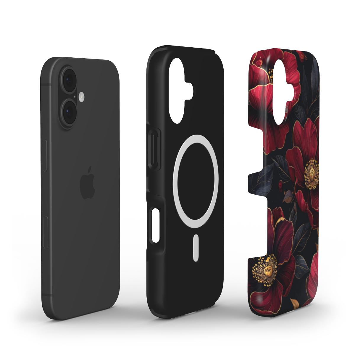 Tough Handyhülle Royal Noire Floral (MagSafe)