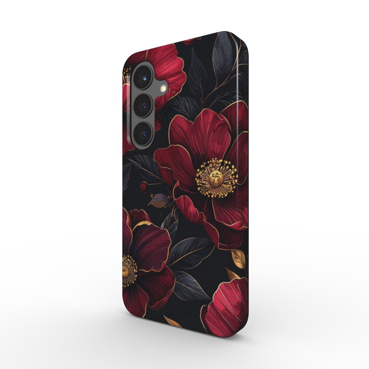 Magnetic Tough Handyhülle Royal Noire Floral