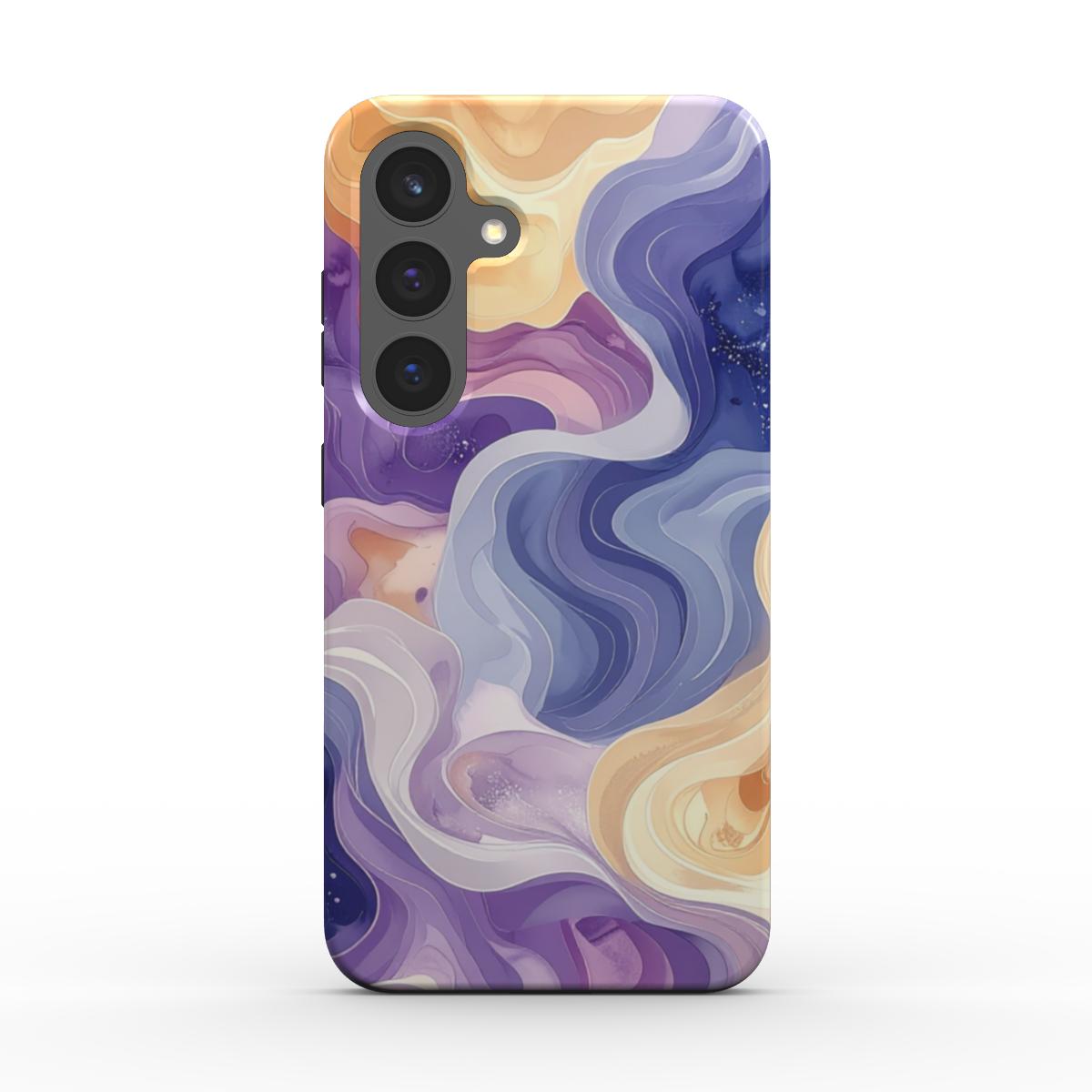 Magnetic Tough Handyhülle Royal Amethyst Flow