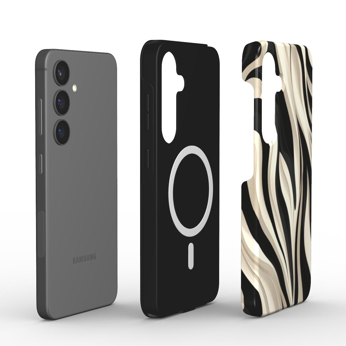 Magnetic Tough Handyhülle Zebra Flow