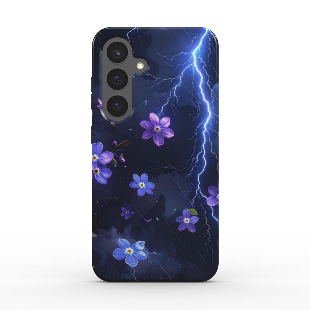 Magnetic Tough Handyhülle Thunderstorm purple