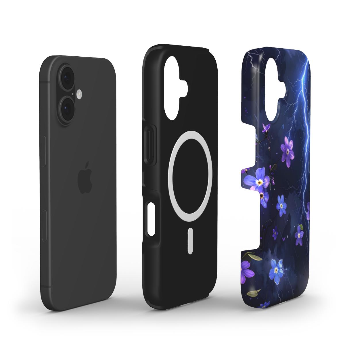 Tough Handyhülle Thunderstorm purple (MagSafe)