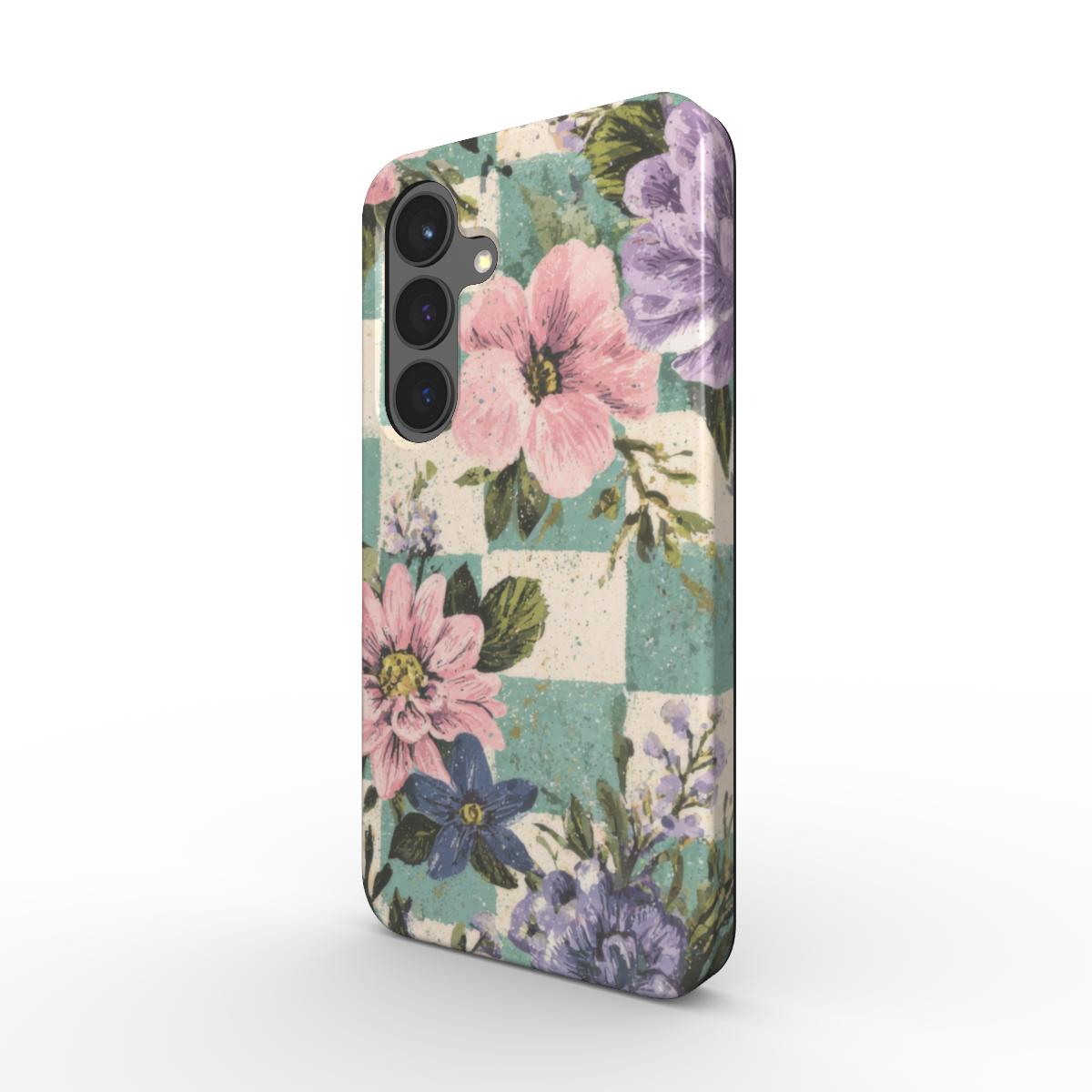 Magnetic Tough Handyhülle Vintage Checker