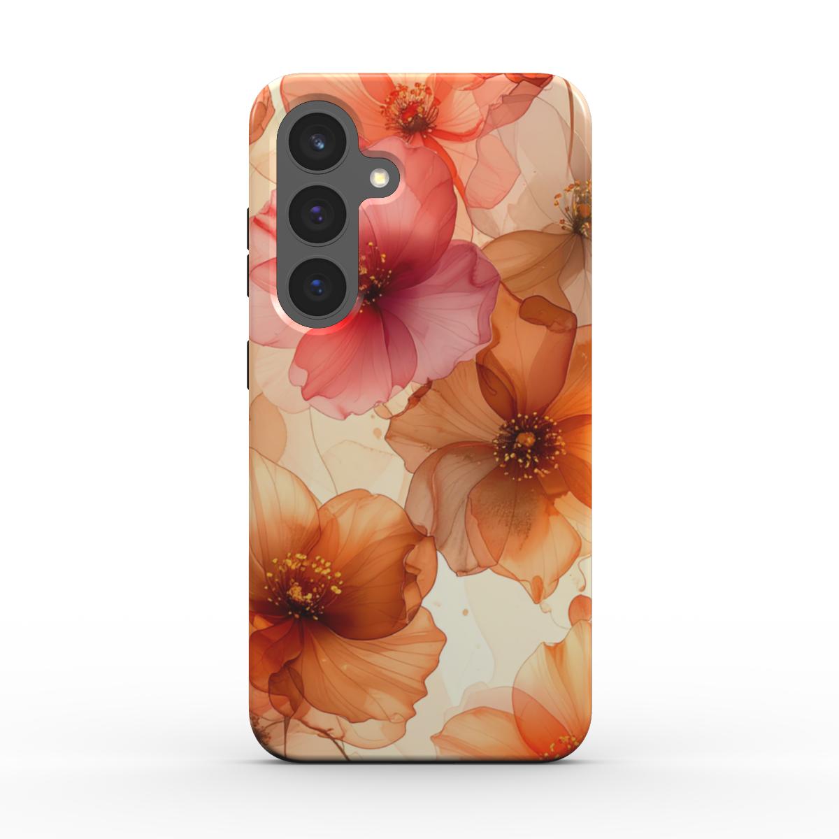 Magnetic Tough Handyhülle Sunset Flower