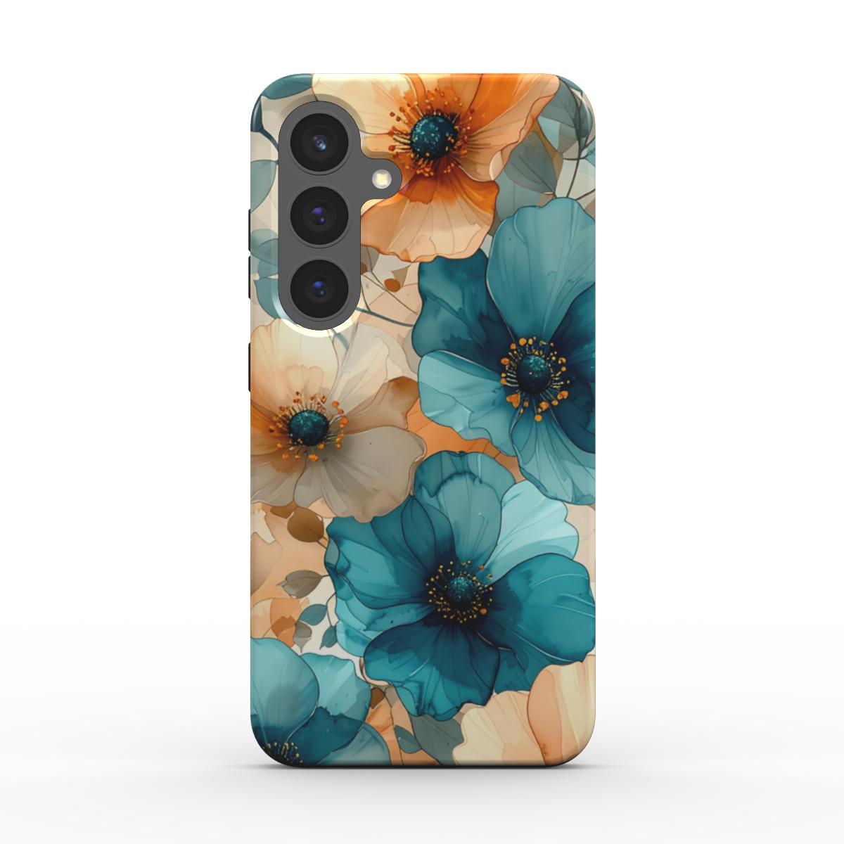 Magnetic Tough Handyhülle Azure Bloom