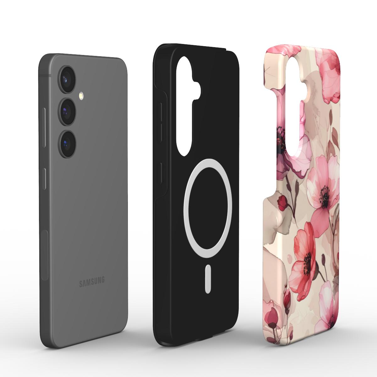 Magnetic Tough Handyhülle Blush Bloom