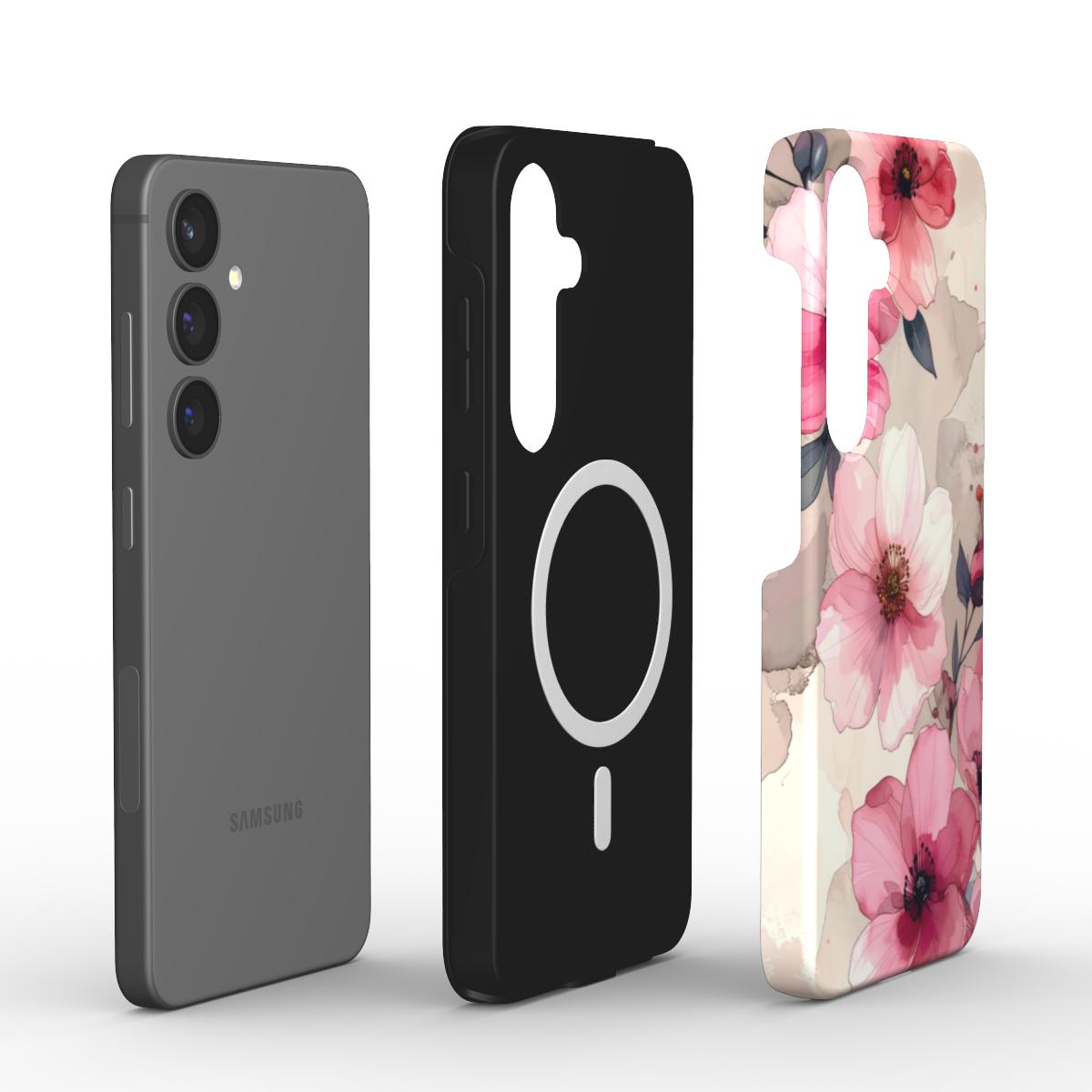 Magnetic Tough Handyhülle Rosé Reverie