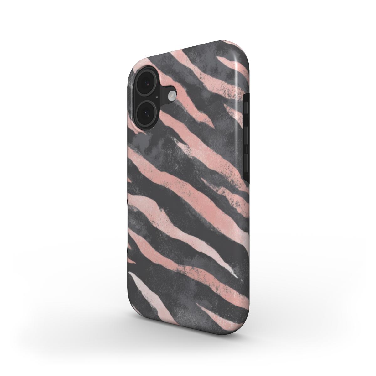 Tough Handyhülle Zebra Rose (MagSafe)