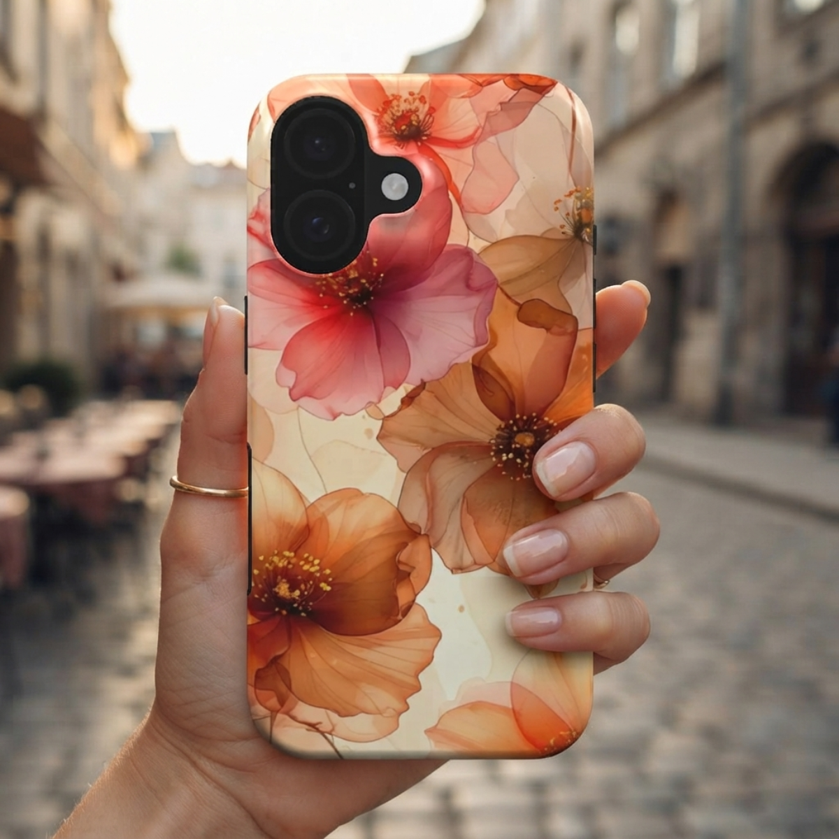 Tough Handyhülle Sunset Flower (MagSafe)
