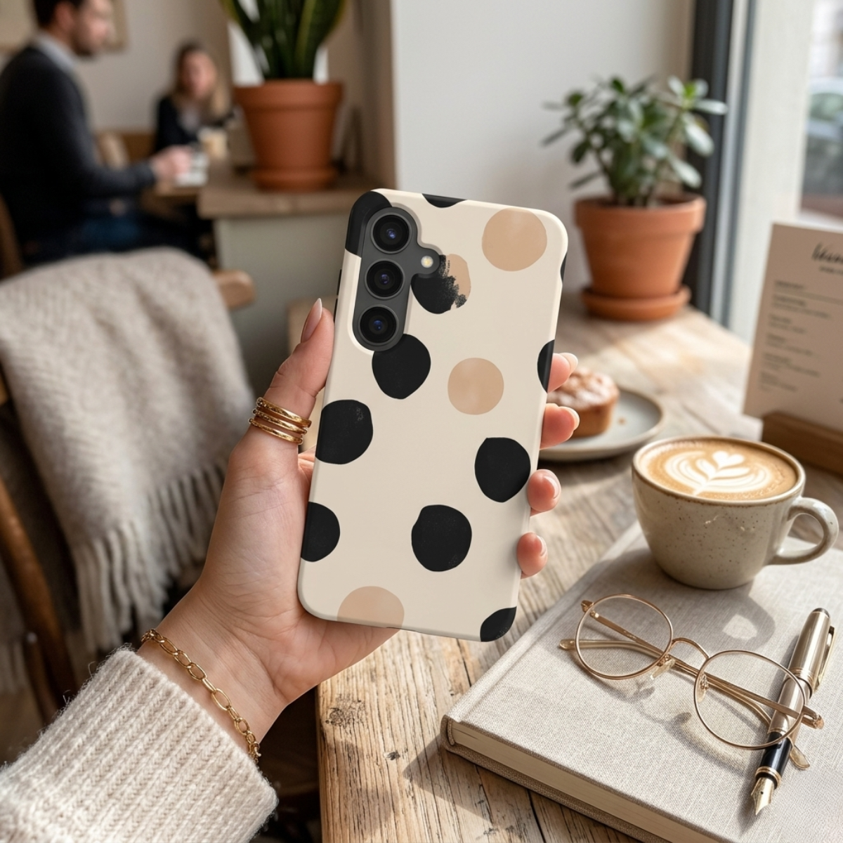 Magnetic Tough Handyhülle Abstract Pebble