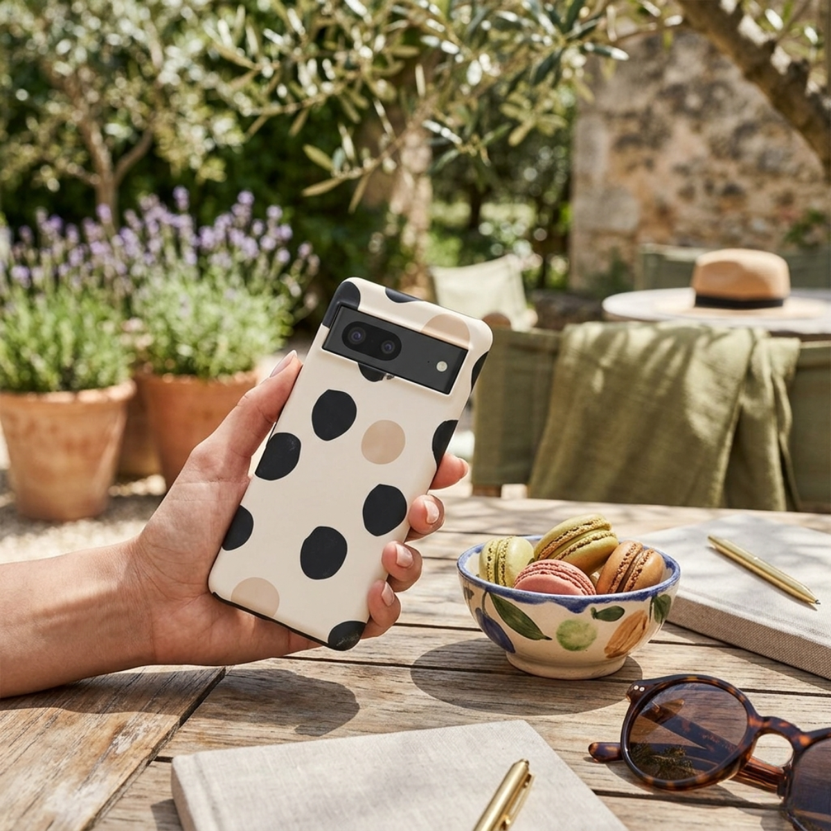 Magnetic Tough Handyhülle Abstract Pebble