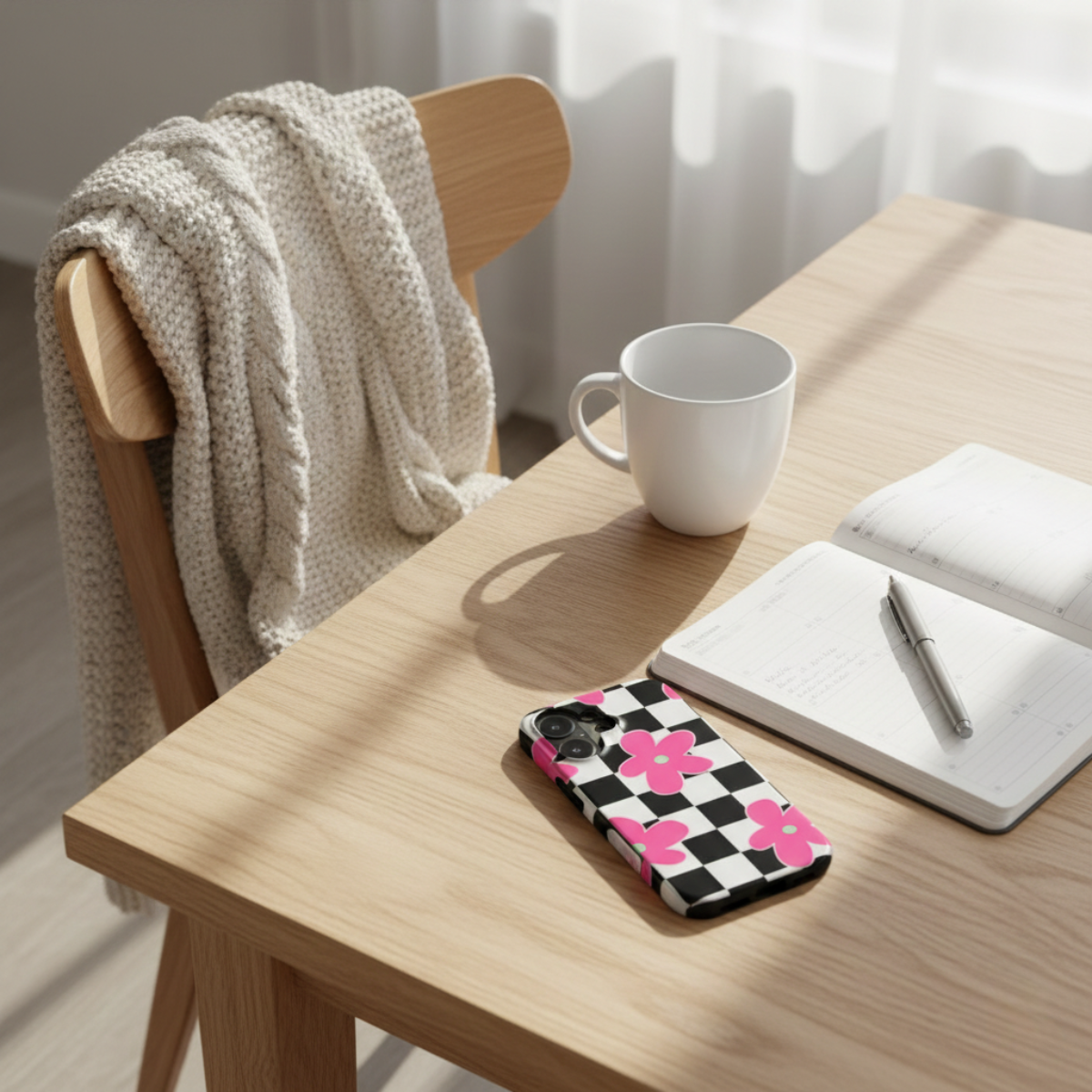 Tough Handyhülle Checkered Petals