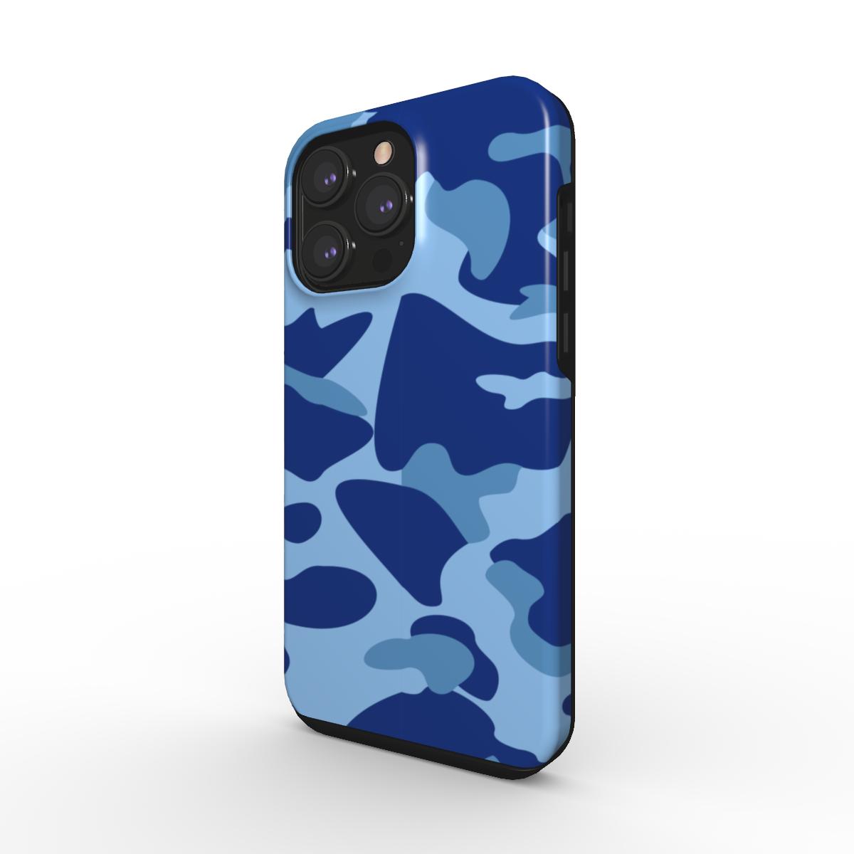 Tough Handyhülle camouflage blau