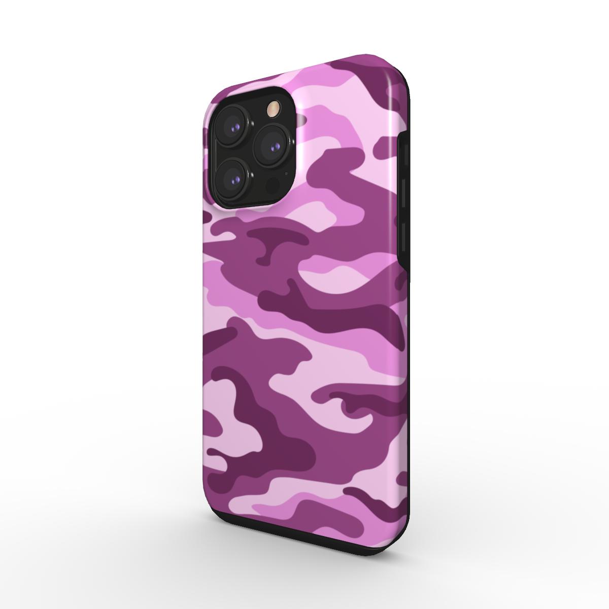 Tough Handyhülle camouflage purple