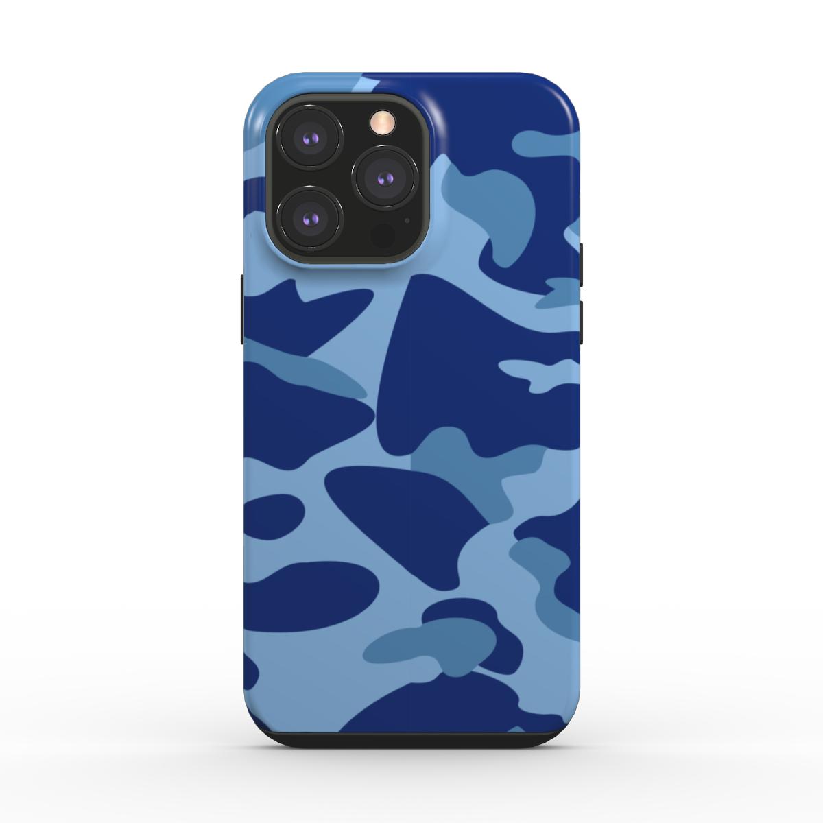 Tough Handyhülle camouflage blau