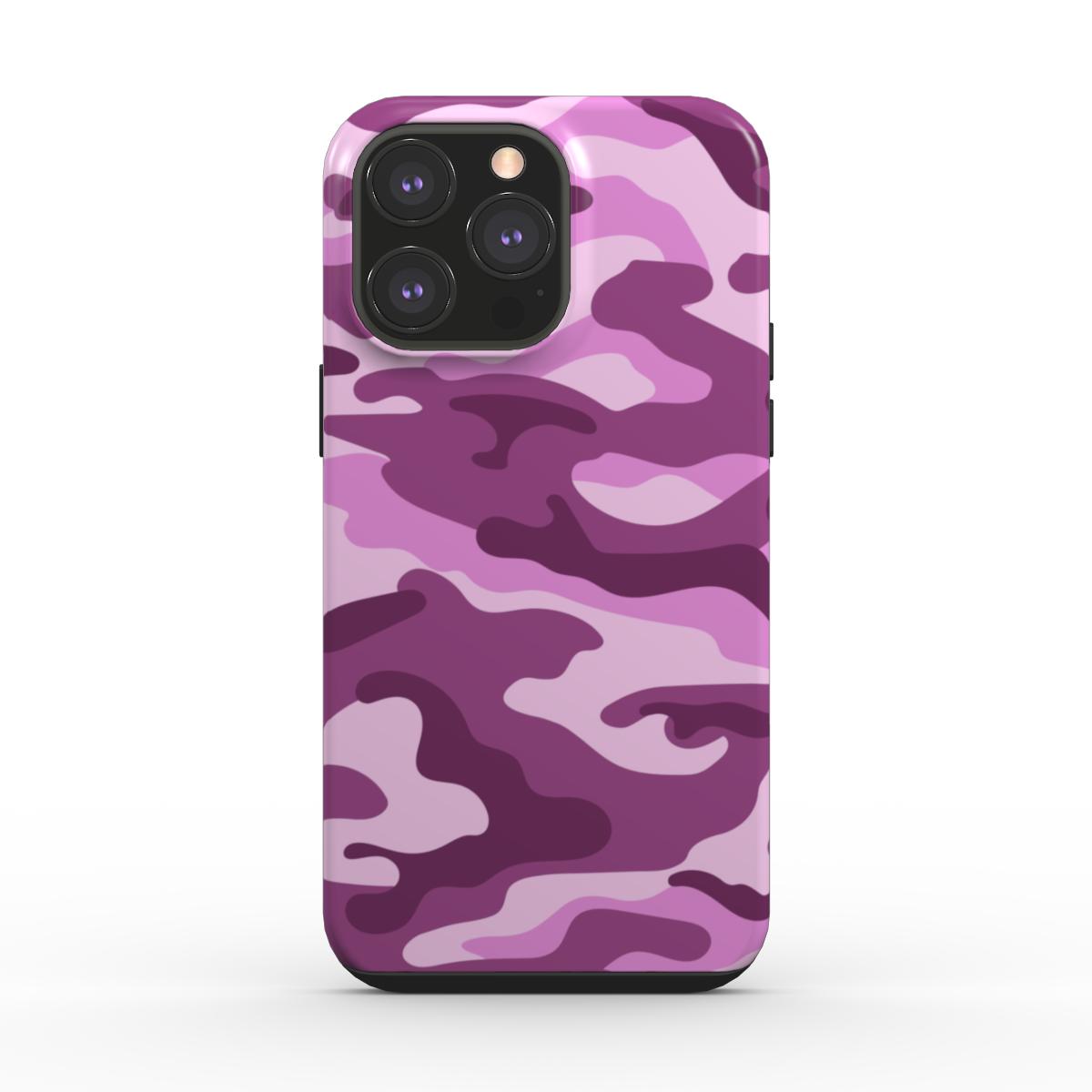 Tough Handyhülle camouflage purple