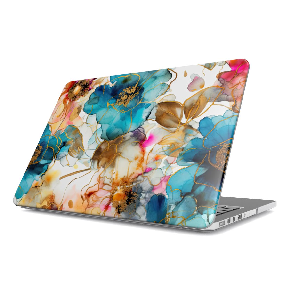 MacBook Hülle Golden Ink & Gold Blossom