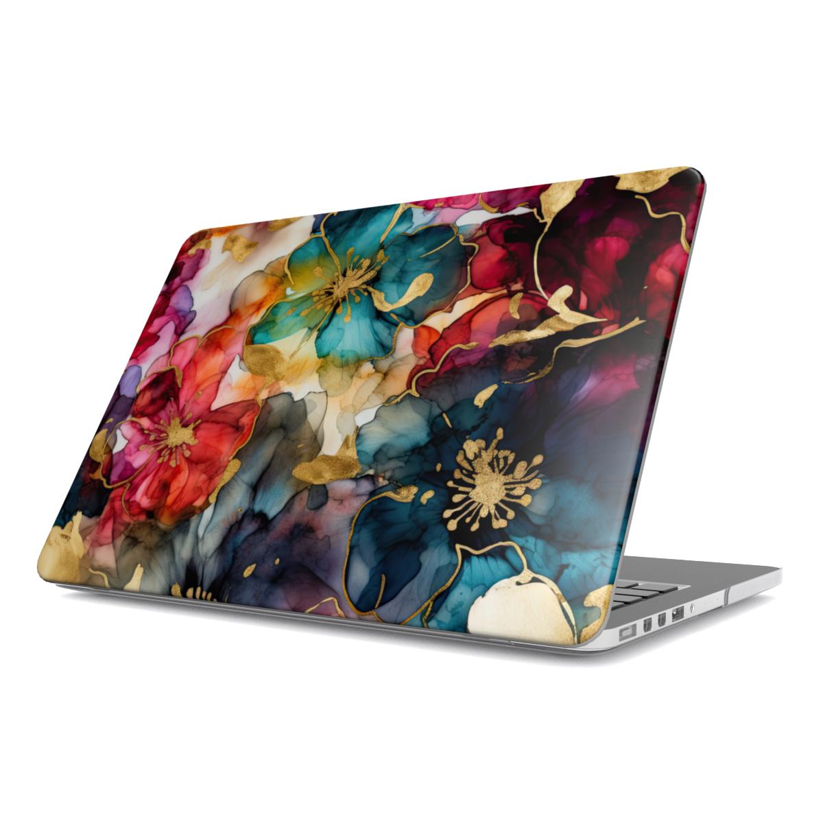 MacBook Hülle Floral Gold Splash