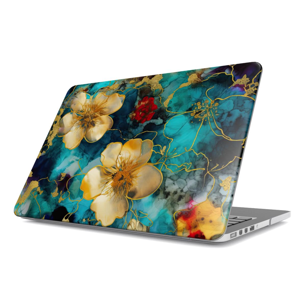 MacBook Hülle Golden Mist Petals