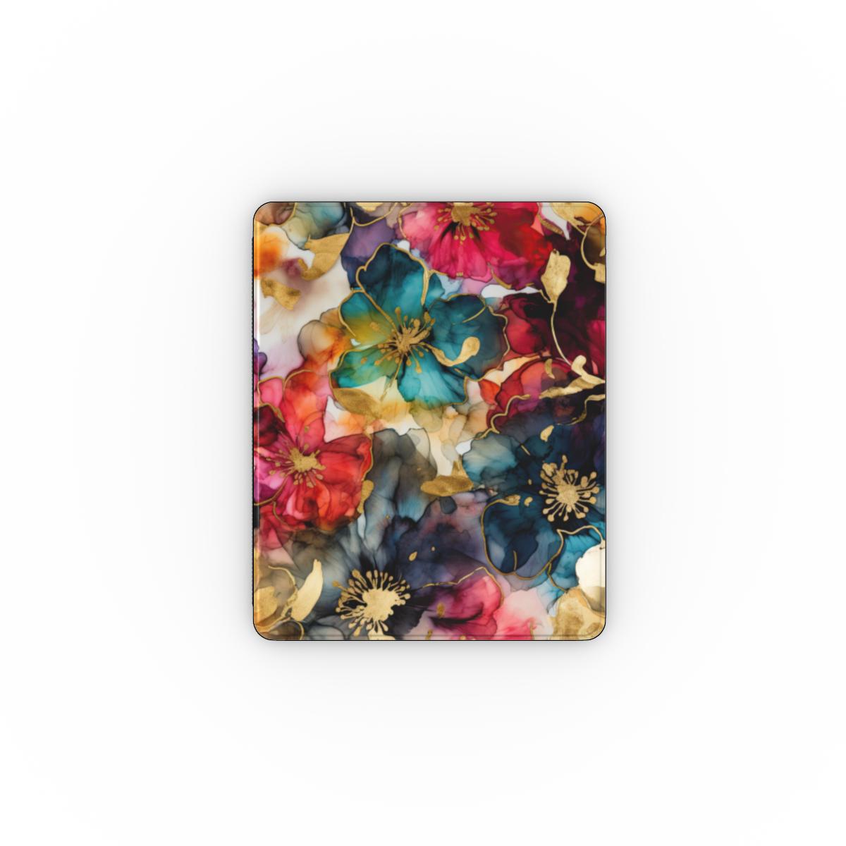 Apple iPad Hülle Floral Gold Splash