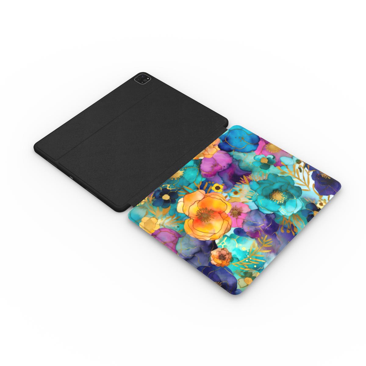 Apple iPad Hülle Ethereal Gold Florals