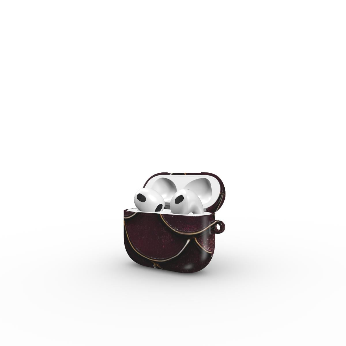 Tough Apple AirPods Hülle Burgundy Aura