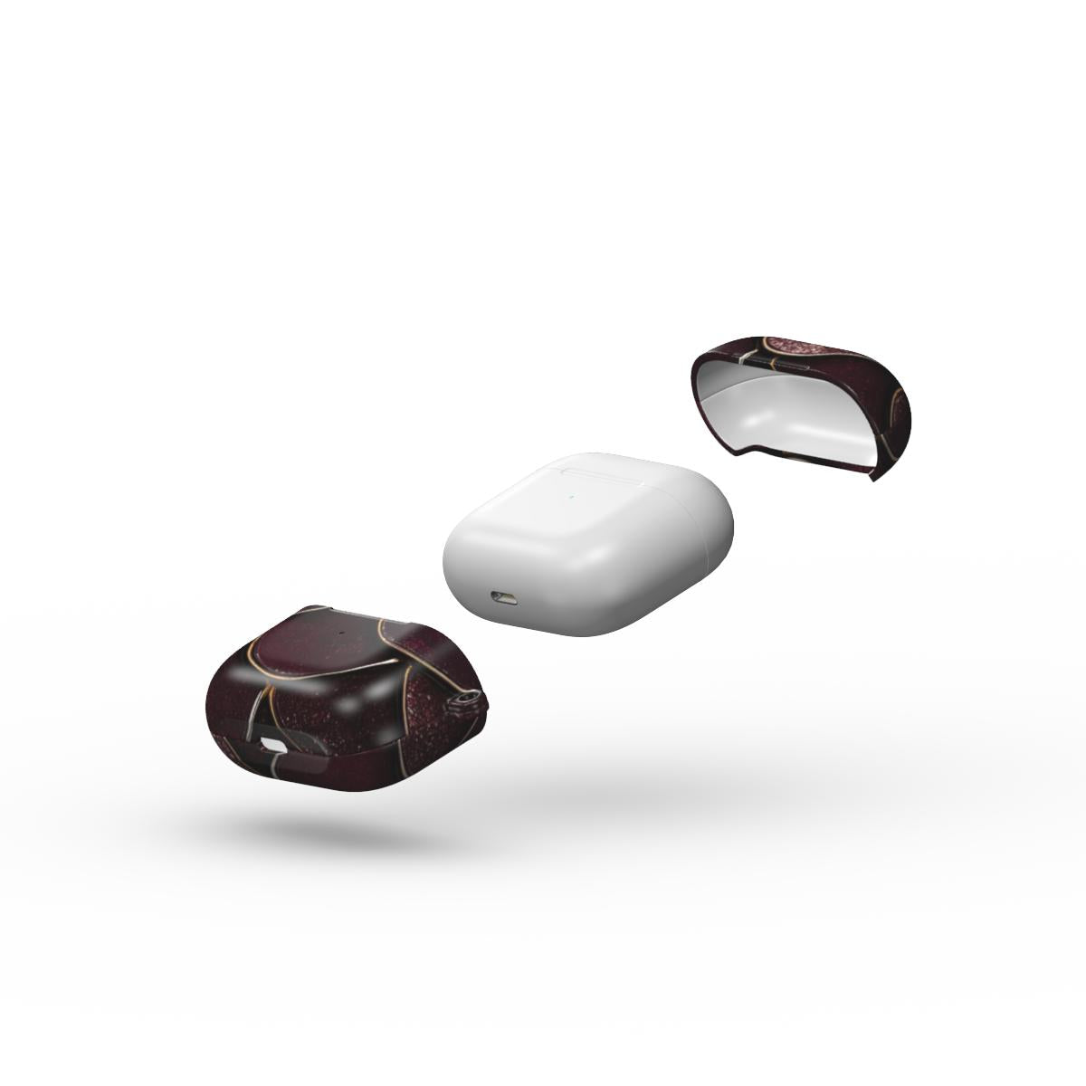 Tough Apple AirPods Hülle Burgundy Aura