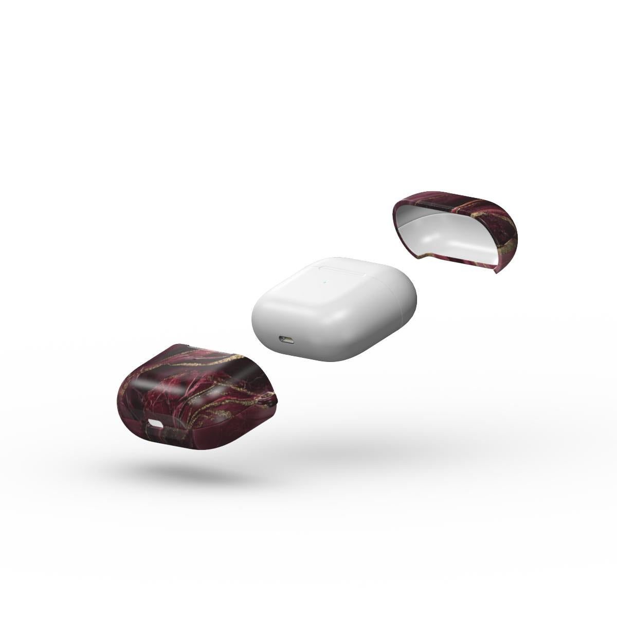 Tough Apple AirPods Hülle Burgundy Glow