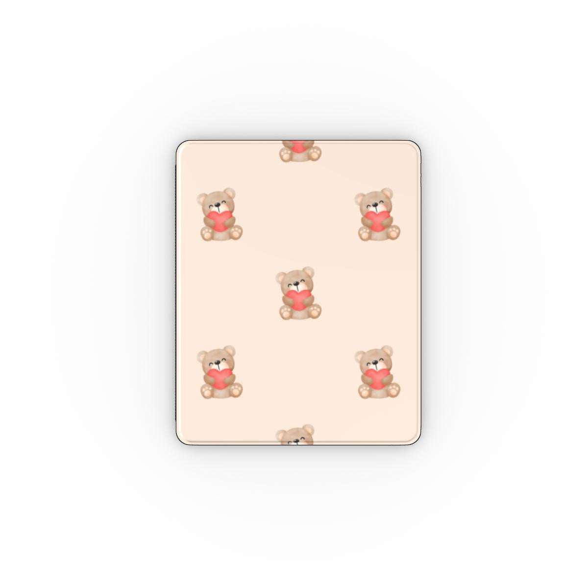 Apple iPad Hülle Teddy Love beige