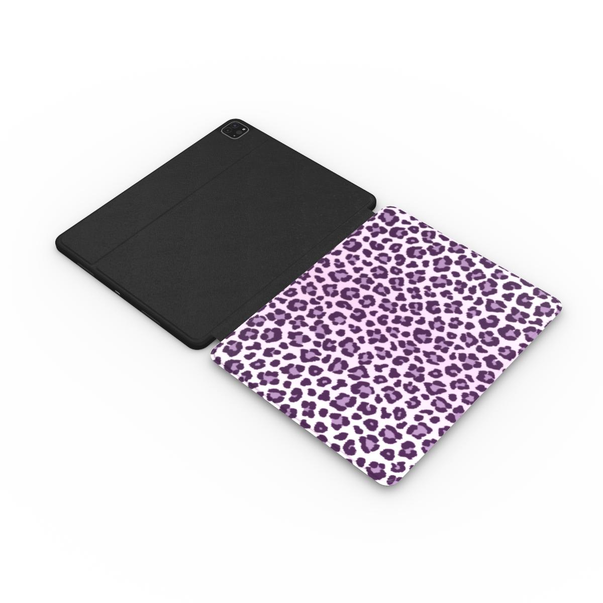 Apple iPad Hülle purple leoprint