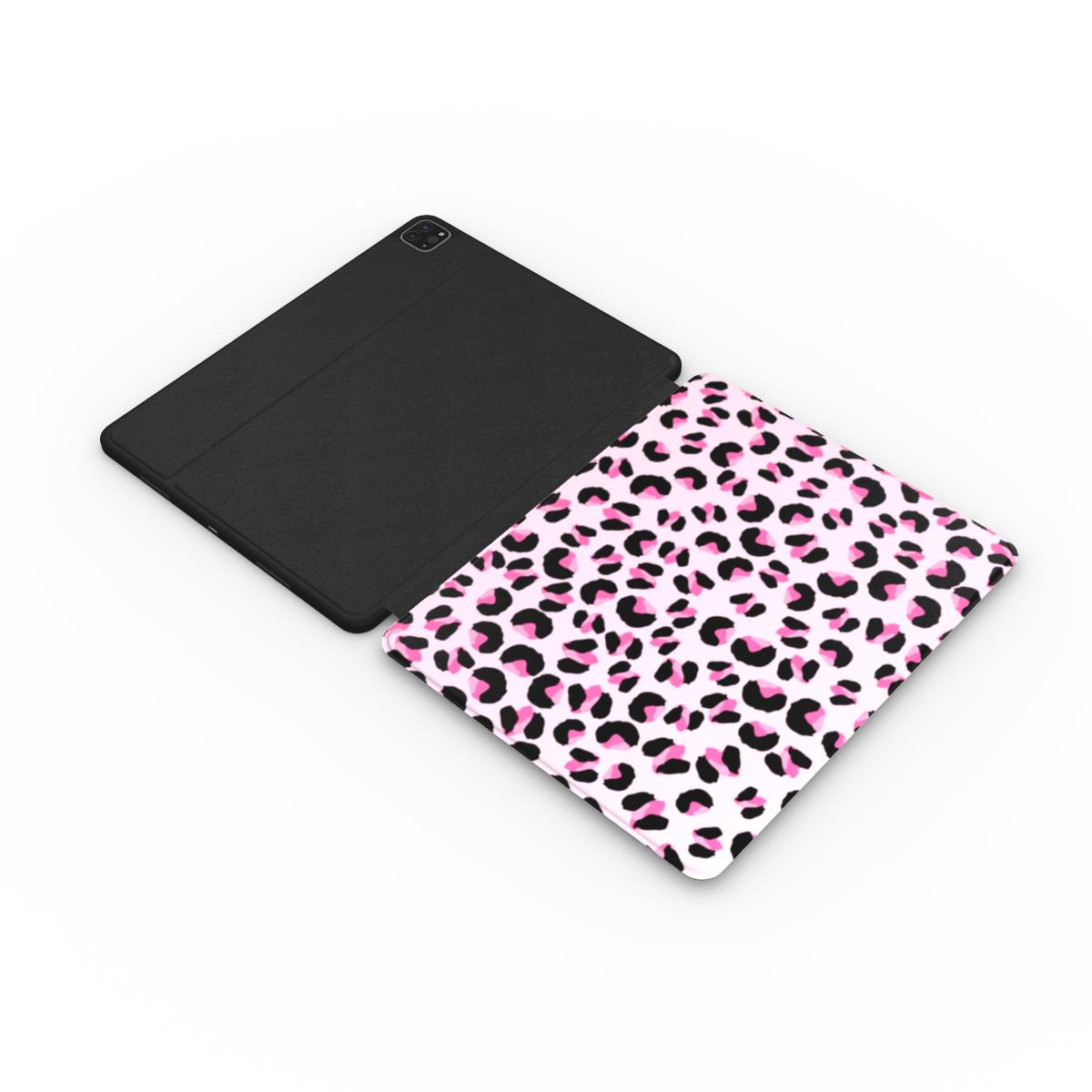 Apple iPad Hülle pink leoprint