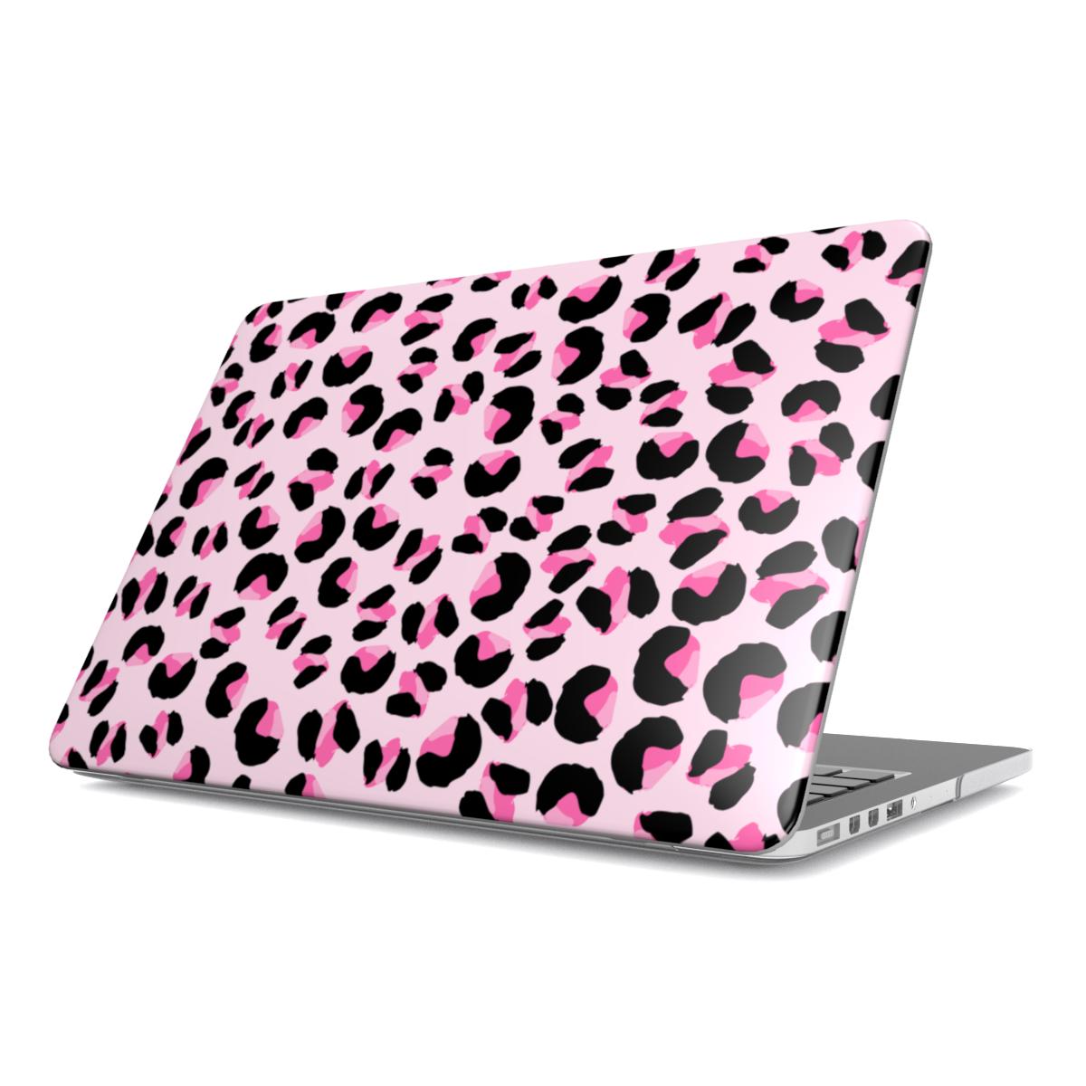 MacBook Hülle pink leoprint