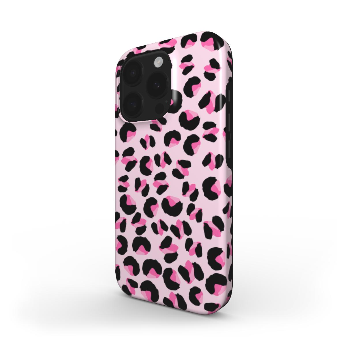 Tough Handyhülle pink leoprint (MagSafe)