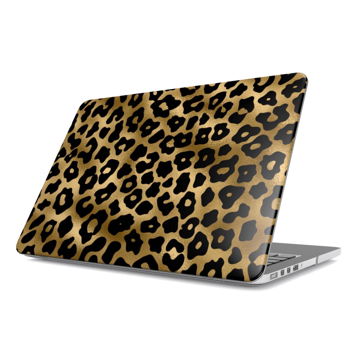 MacBook Hülle golden Leopard