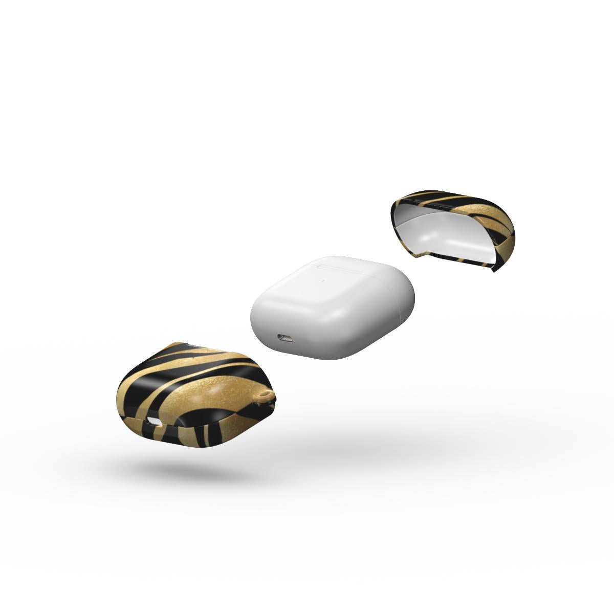 Tough Apple AirPods Hülle golden Tiger