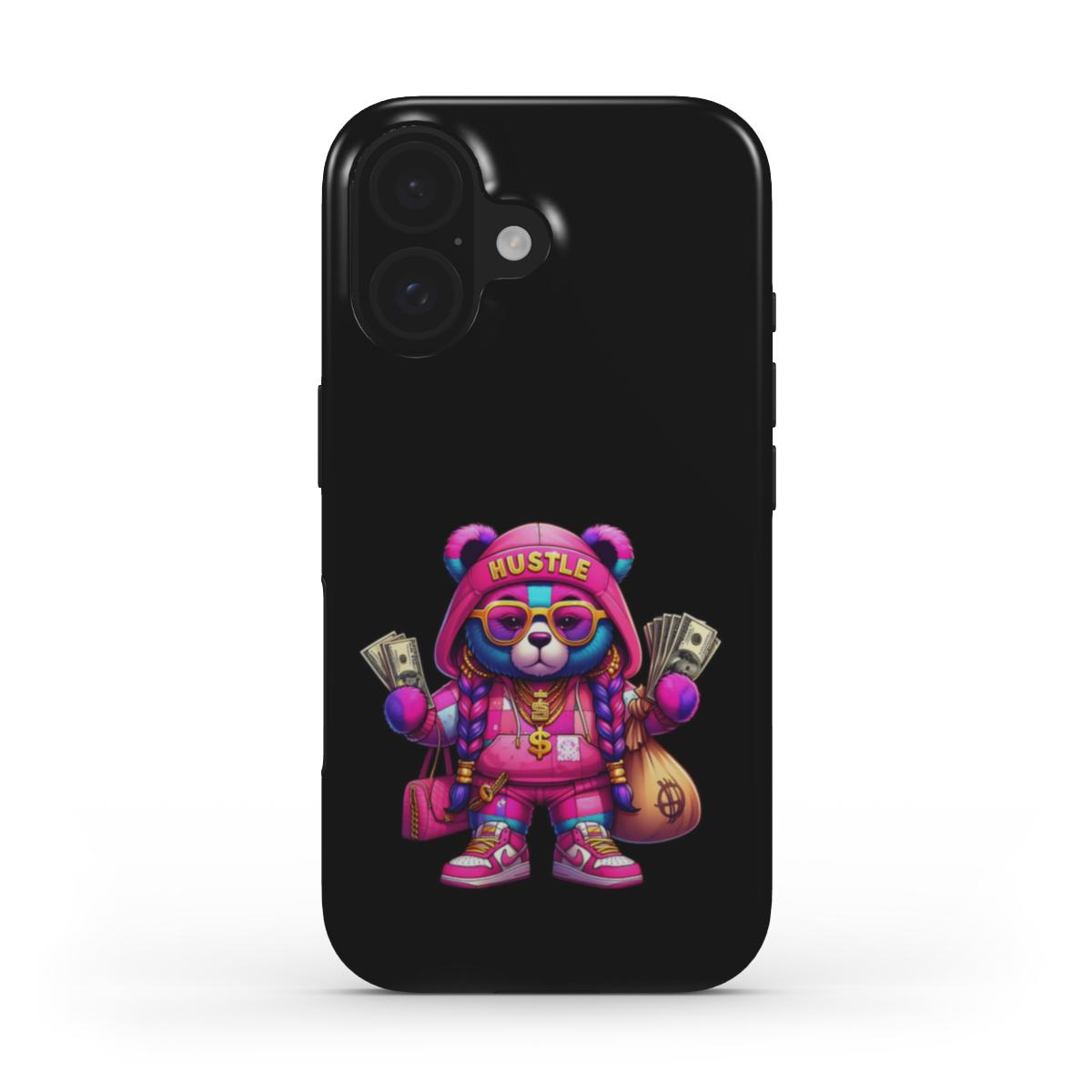 Tough Handyhülle Hustle Pink Teddy