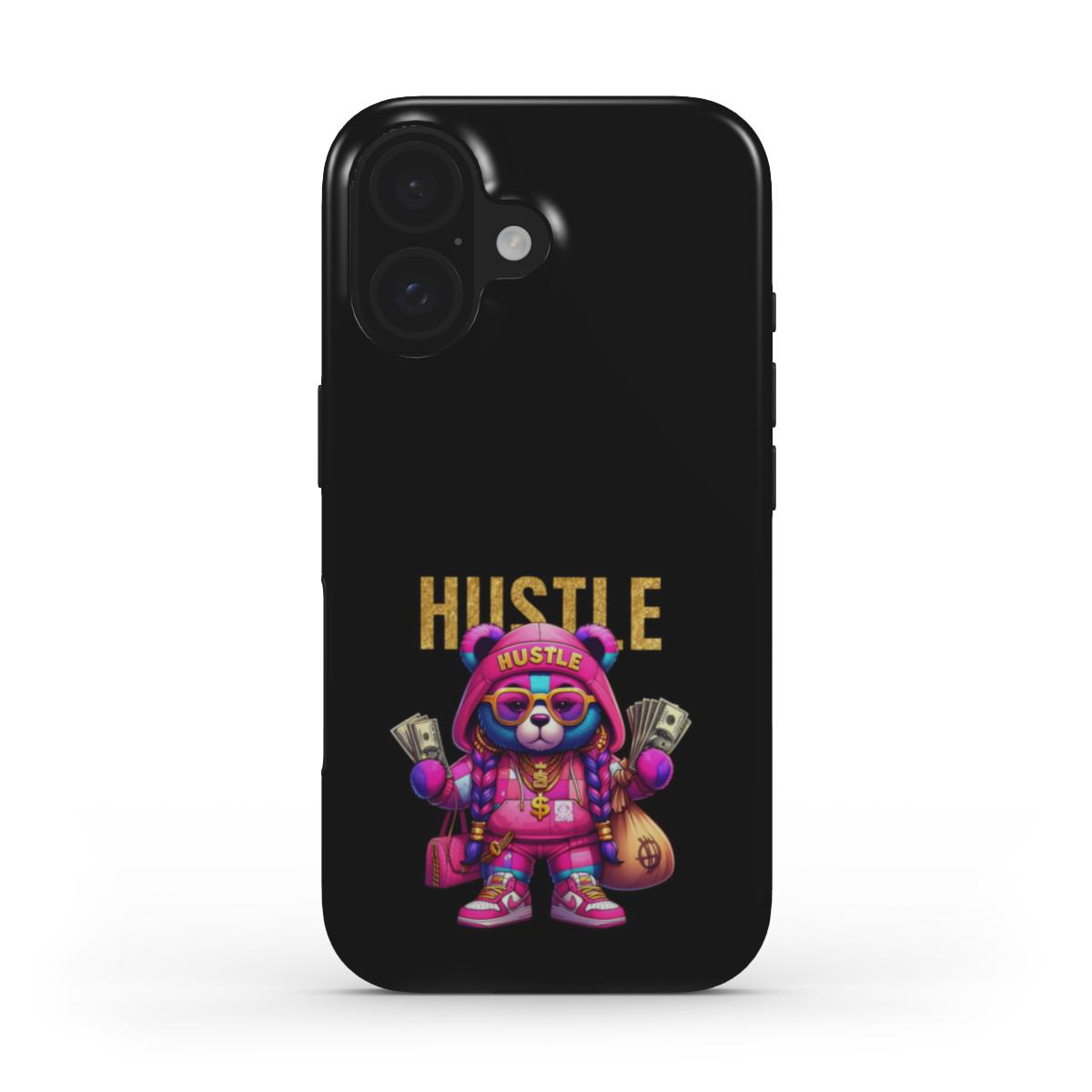 Tough Handyhülle Hustle Gold Pink Teddy