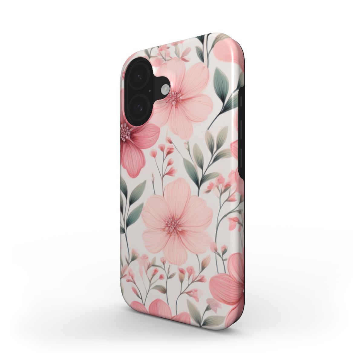 Tough Handyhülle Bloom & Glow (MagSafe) - McGlamCase #rosa #blumen