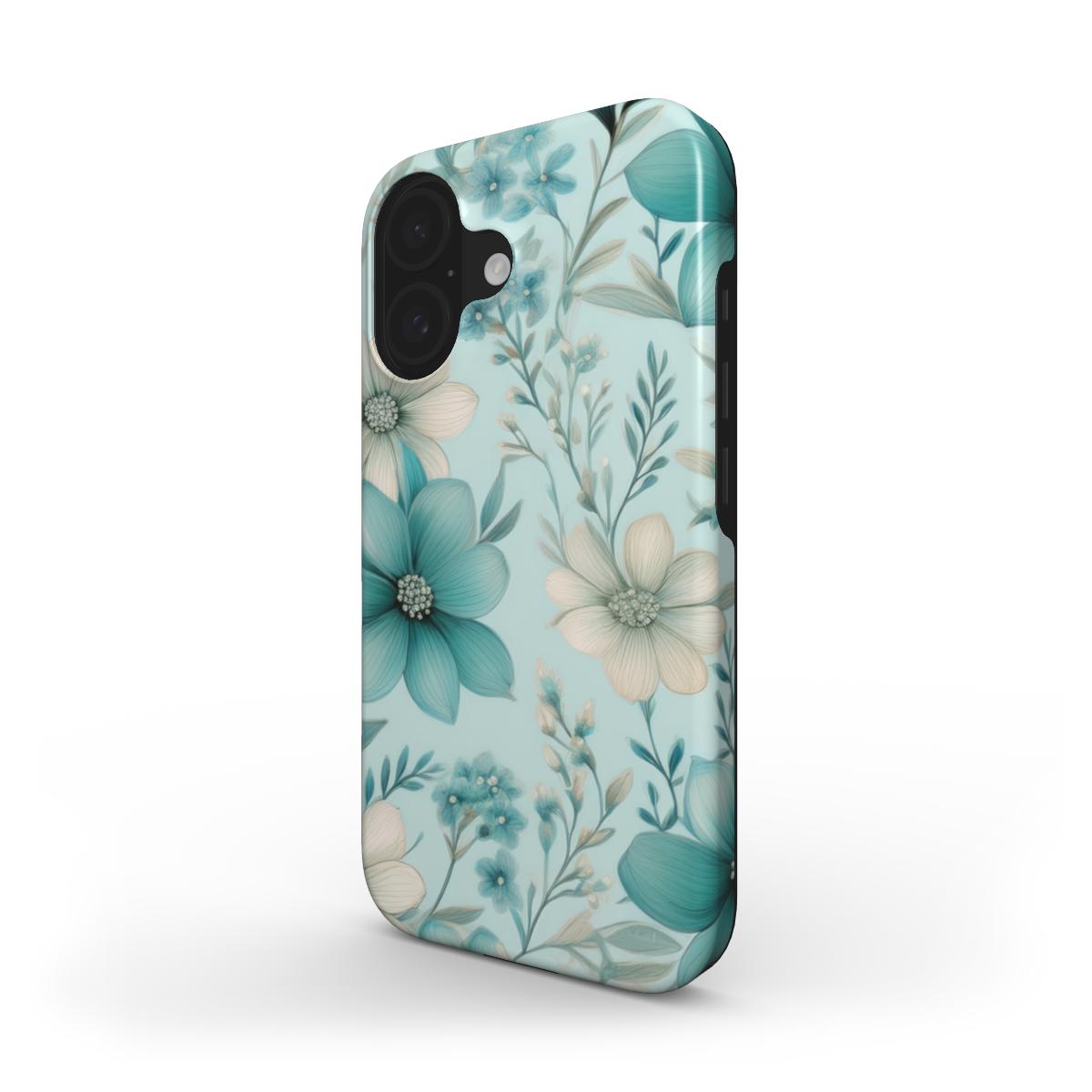 Tough Handyhülle MagSafe Blumenmuster
